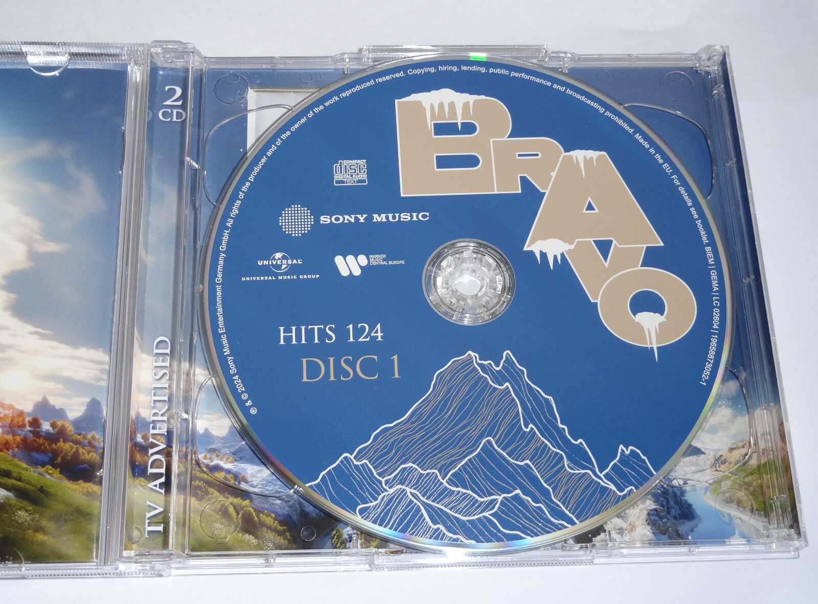 BRAVO HITS 124 Doppel CD / 2 CD 2024 DIE GANZ AKTUELLE TOP