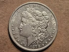 1878 Morgan Silver Dollar Liberty Head $1 slanted feather REVERSE of 79 1879 AU