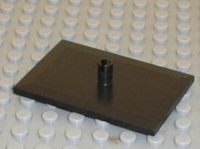 LEGO Black Train Bogie Plate
