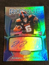 Jermar Jefferson 2021 Panini Certified RC #RS-JJ Teal Mirror Auto #/15 Lions