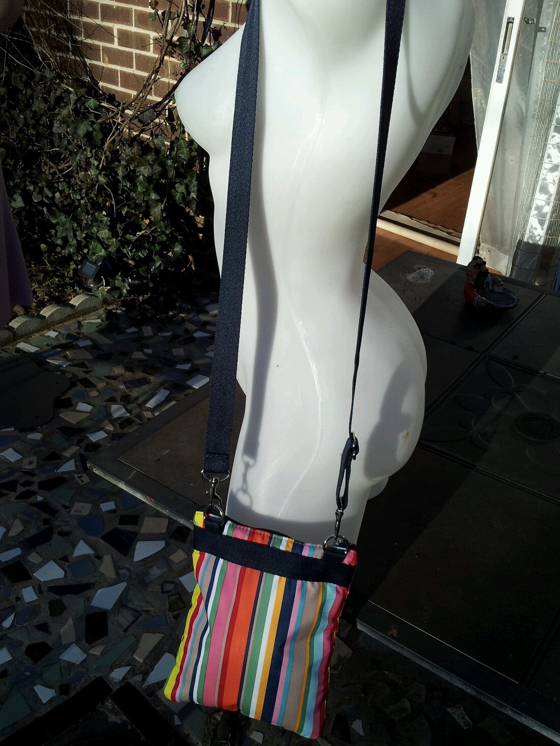 NWOT LeSportsac Vertical Rainbow Stripes Crossbody Bag Purse Small 2 Pockets eBay