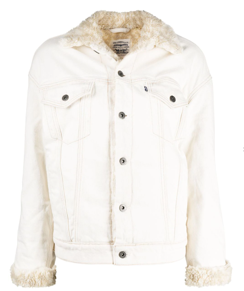 TRUCKER JACKET WITH CONTRASTING COLLAR
