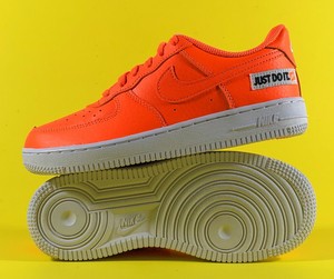nike just do it air force orange