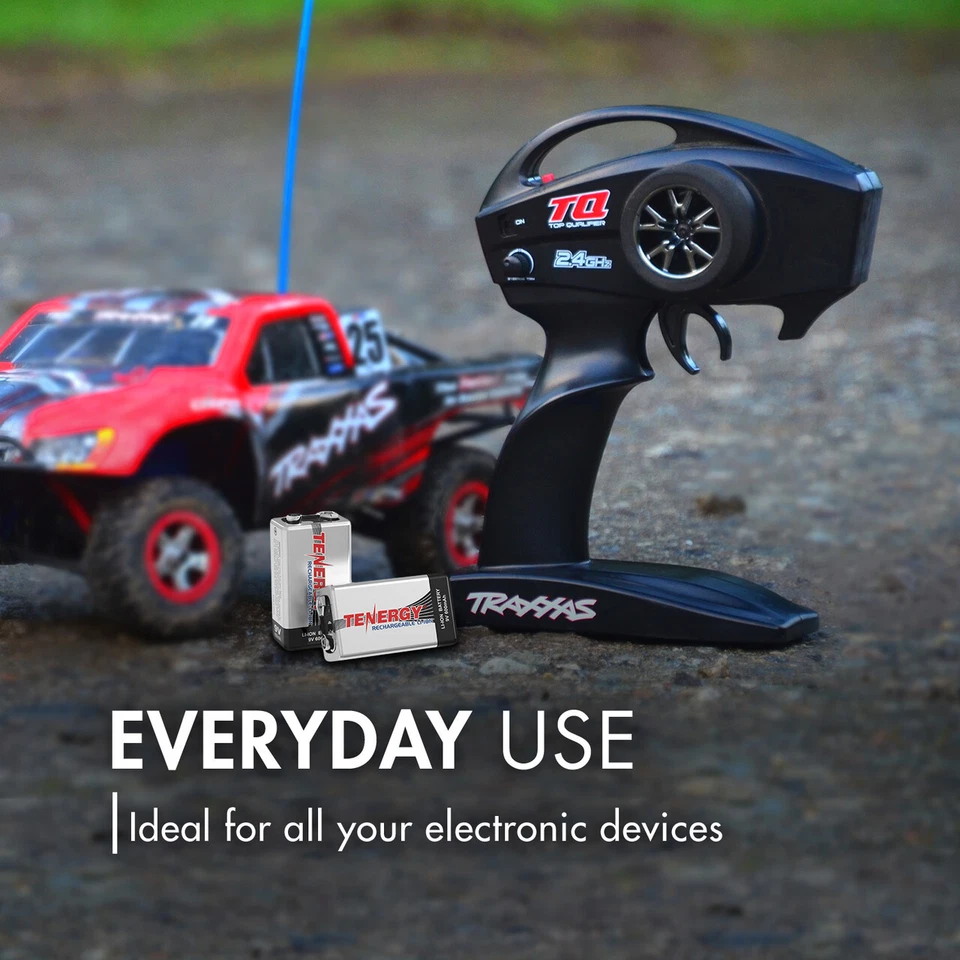 Tenergy 9V Li-ion Rechargeable Battery 600mAh With Charger Options LOT - Image 2 of 4