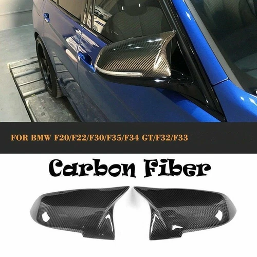 Mirror Cover M3 Style Caps Carbon Fiber For BMW F20 F21 F23 F30 F36 F32 F87 E84
