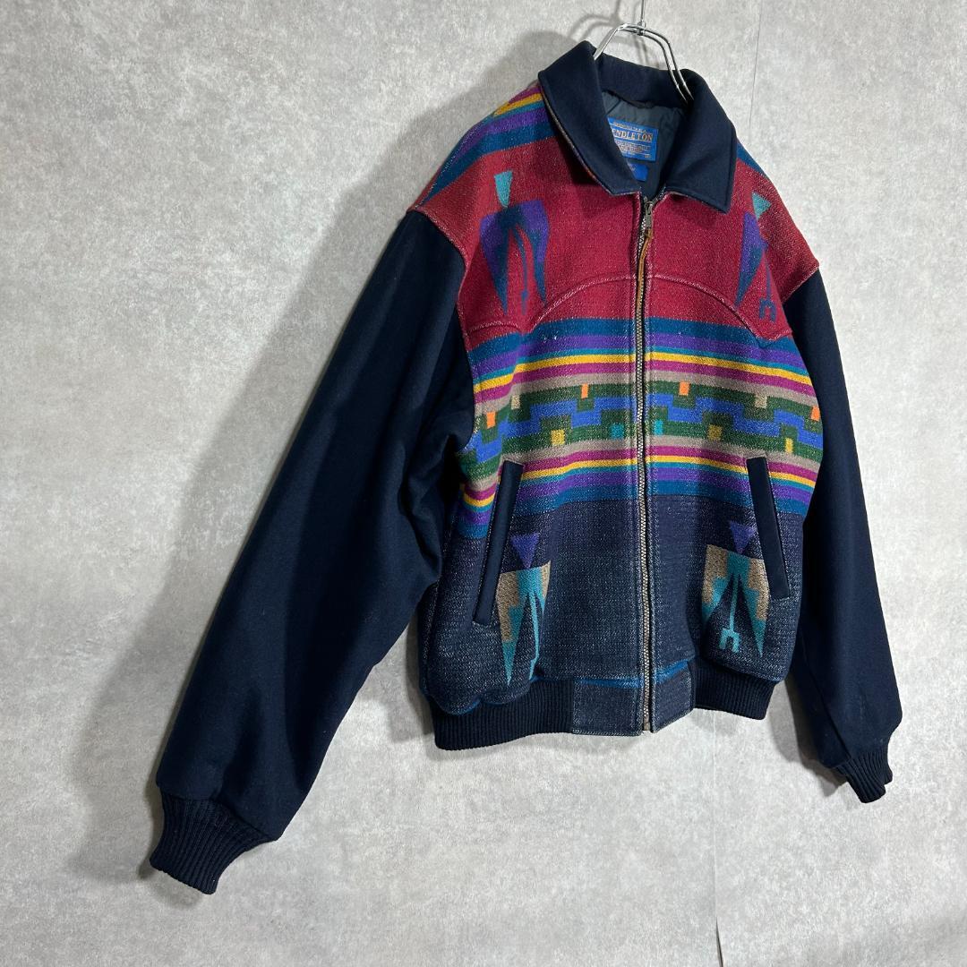 90s USA PENDLETON Native WoolJacket