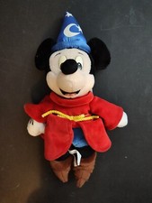 Walt Disney World Sorcerer Mickey Mouse Bean Bag Plush Toy 13"