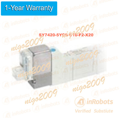 SY7420-5YOS-C10-F2-X20 SMC SELENOID VALVE SY74205YOSC10F2X20 1PCS