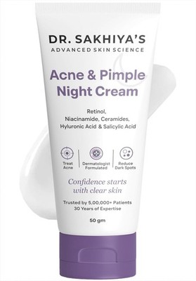 Night Retinol & Niacinamid Moisturizer Face Cream 2% Salicylic Acid 50gm