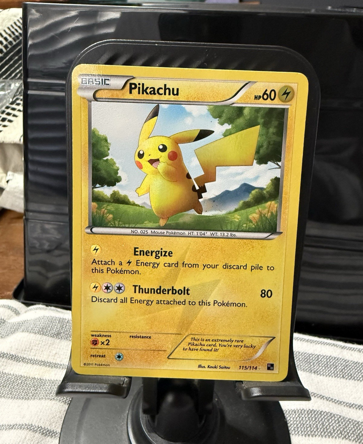 The Pokémon Company Pokémon TCG Black & White Pikachu 115/114 Secret Rare Holo