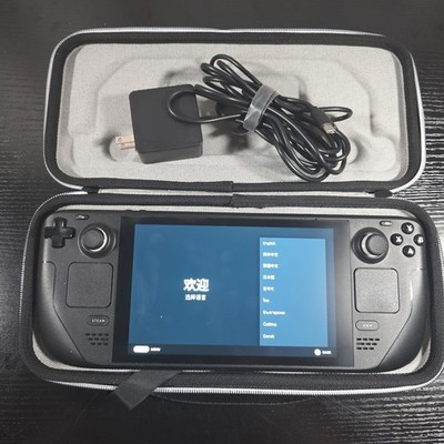 Valve Steam Deck LCD 512 GB Handheld Gaming System Console,Charger, Case Inc.
