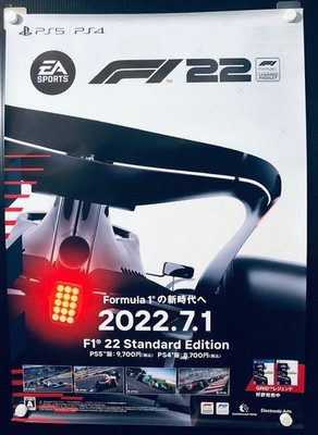 F1 22 Formula 1 :2022 PS4 5 Electronic Arts Sports Promo Poster (Roll:BN 20×29in