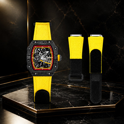 FKM Kautschuk Uhrenarmband passend für Richard Mille