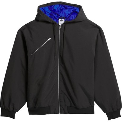 adidas Originals Shmoofoil FW24 Solid Color Outdoor Casual Sports Zipper Hooded