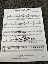 FRAN COSMO SIGNED AUTOGRAPHED LYRIC SHEET BOSTON ORION ACOA COA VOCALIST