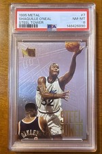 1995-96 Fleer Metal - Steel Tower Shaquille O'Neal #7