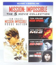 Mission: Impossible - The 5 Movie Collection Blu-Ray