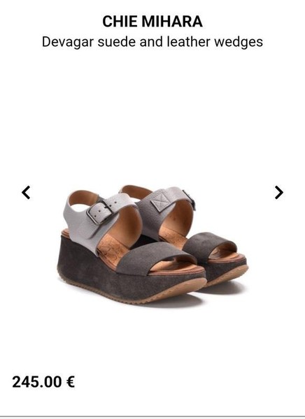 Women Chie Mihara Heels Grey Suede 40