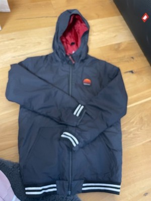 Kinder-Snowboardjacke Skijacke Winterjacke Wed ze SNB 100 Schwarz Decathlon