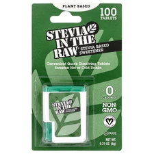 Stevia In The Raw®, Stevia Based Sweetener, 100 Tablets, 0.21 oz (6 g)