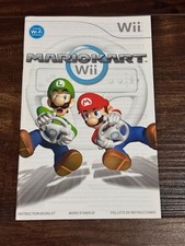 Mario Kart Racing Cart Nintendo Wii Instruction Manual Only