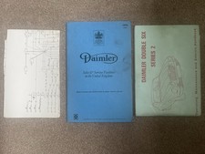 Daimler Double Six Series 2 Operating Service Handbook and sales & services book