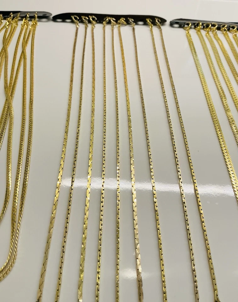 Konvolut 11 Ketten 20 Armbänder Armband Kette Halskette Damen/Herren vergoldet - Bild 3 von 4