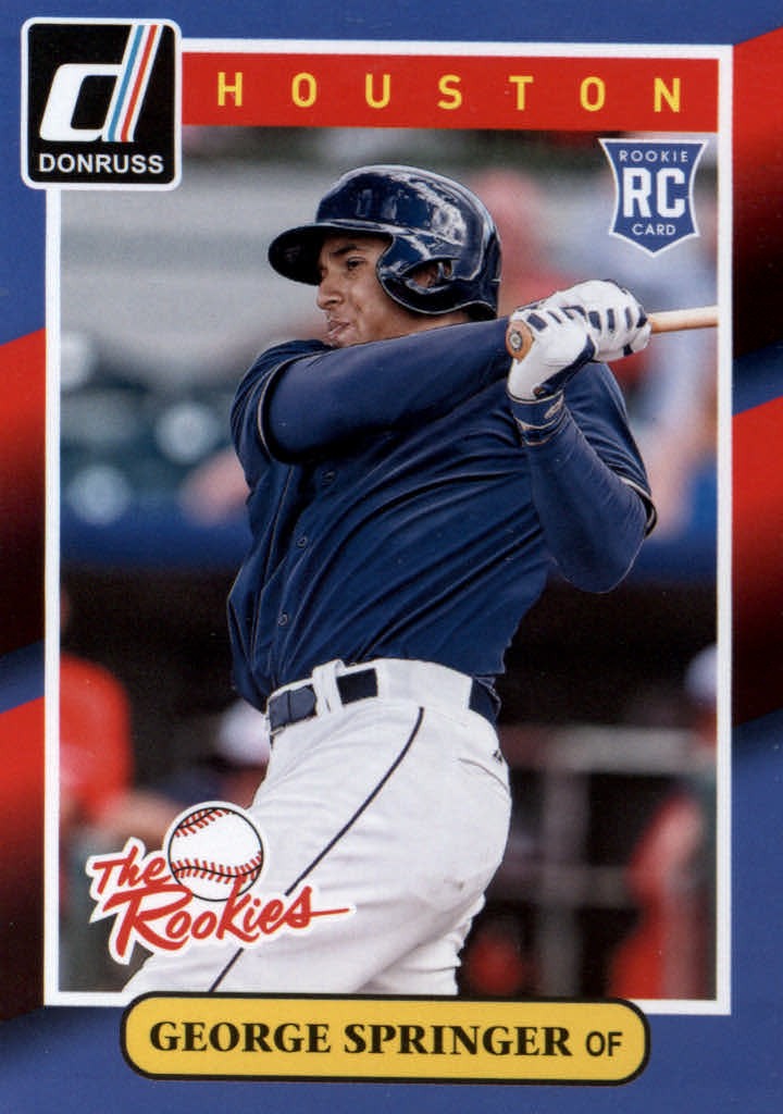 2014 Donruss The Rookies Baseball Card #32 George Springer