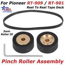 Pinch Roller Assembly with Belt For Pioneer RT-909 / 901 Reel To Reel Tape Deck