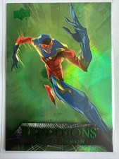 2024 UD Marvel Marvel Renditions Spiderman Green SPEED DEMON 218/399