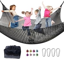 Climbing Net for Kids - 14.8FT x 9.9FT Double Layers Heavy Duty Playground Sa...