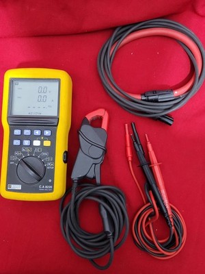 Chauvin Arnoux CA8220 Power Quality Analyzer Kit True RMS Stromzange...
