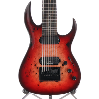 BC Rich Shredzilla 8 Prophecy Archtop, EverTune II - Lava Burst