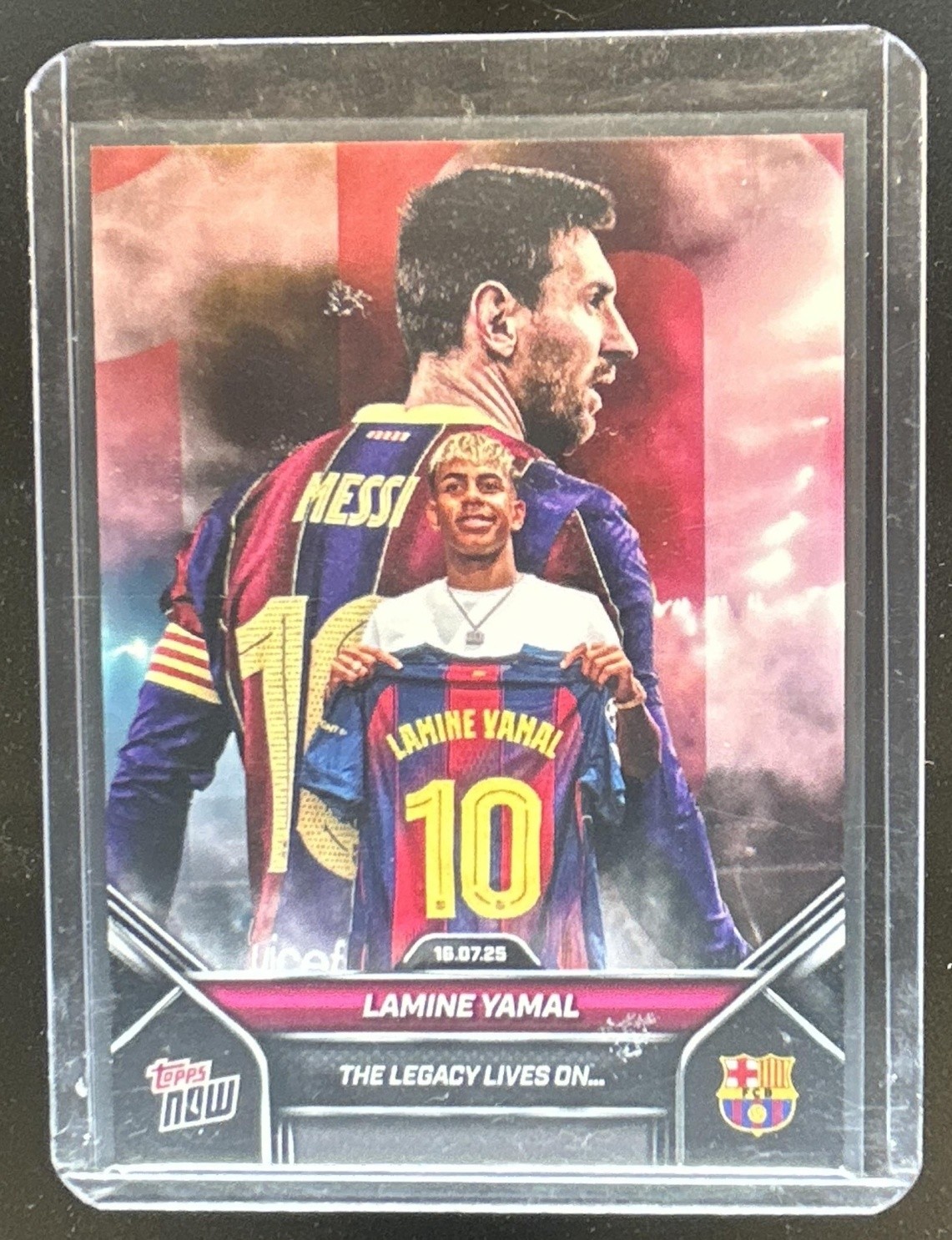 2025-26 Topps Now FC Barcelona Lamine Yamal 2025 #002