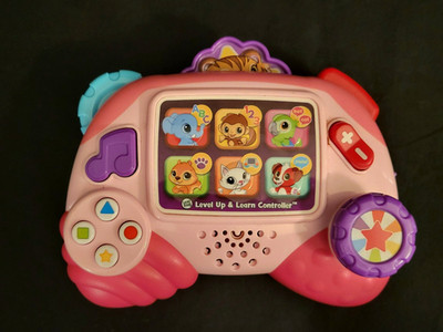 LeapFrog Level Up & Learn Controller Pink  RARE VIDEO! NICE!