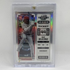 2023 Panini Chronicles - Contenders Optic Ticket Elly De La Cruz Holo Prizm (RC)