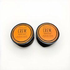 2X American Crew Matte Clay - Medium/High Hold - Matte Finish 3 Oz Each