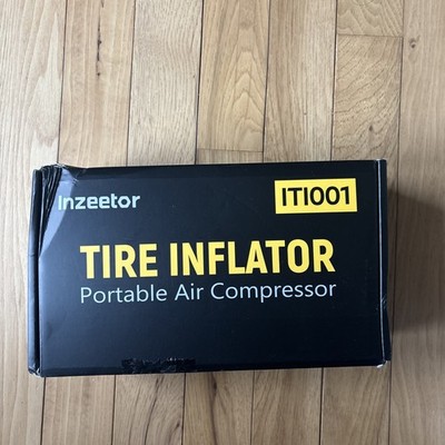 Inzeetor 150PSI Tire Inflator Portable Air Compressor 12V DC Auto Shutoff Digita