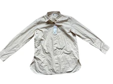Women’s Uniqlo Tan Button Up Shirt  Long Sleeves Size S