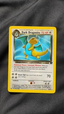Dark Dragonite Non Holo. Raw. One Owner.