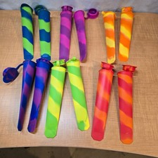 12 PCS Silicone Popsicle Molds- Ice Pop Molds for Kids or Adults Reusable