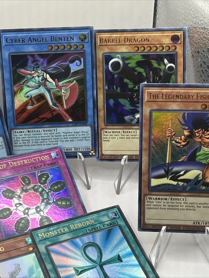 Yu-Gi-Oh! Lost Art Promo - 9 Card Lot - NEAR MINT! Monster Reborn, Treeborn Frog - Image 3 of 4