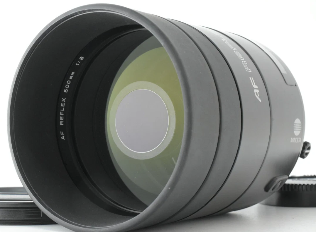 ジャンク ミノルタ Reflex 500mm f/8 Mirror 1186 オールドレンズ】オートフォーカスで動くミラーレンズ「ミノルタ AF