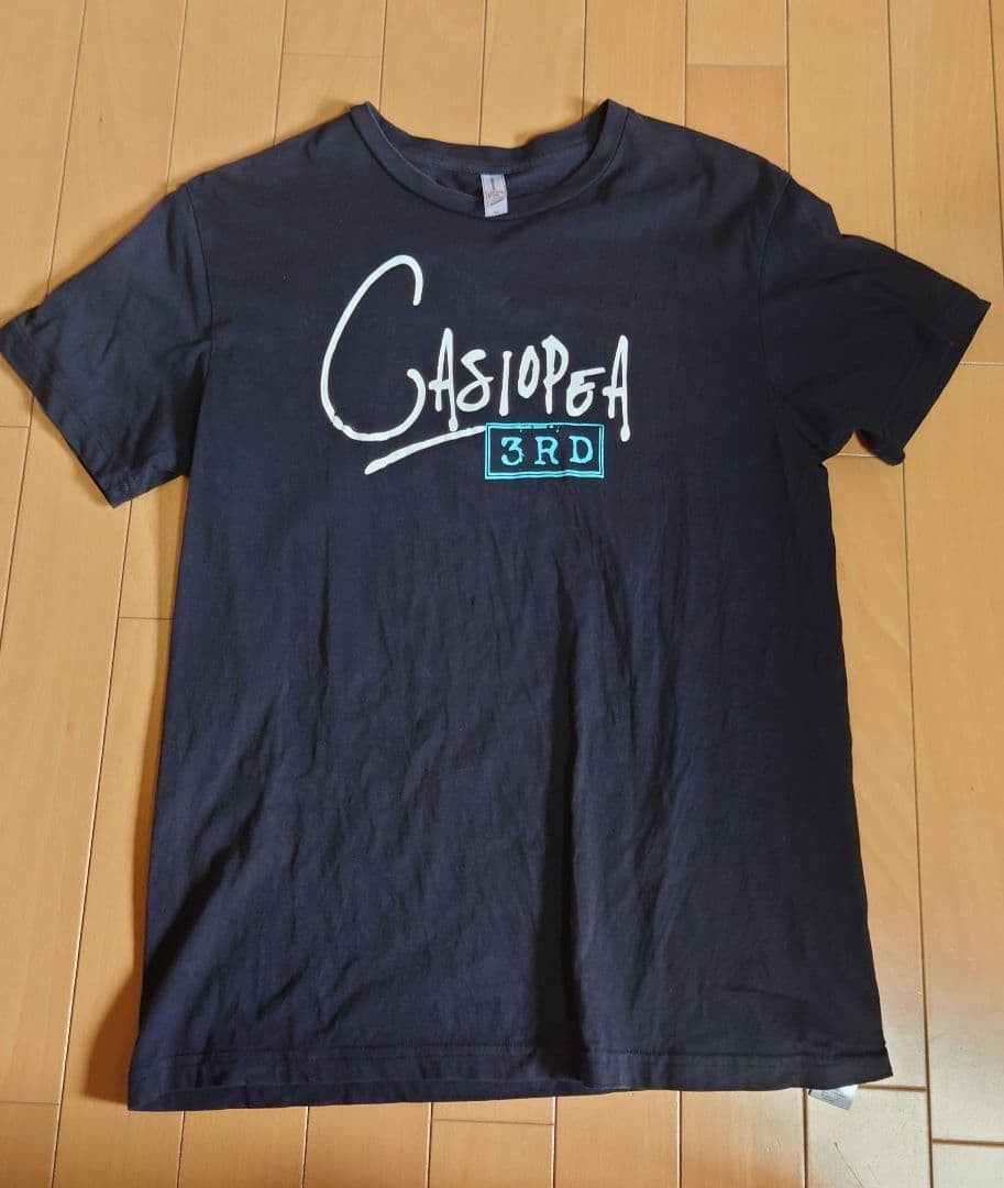Casiopea 3rd Logo T-Shirt Black M Jazz Band Memorabilia