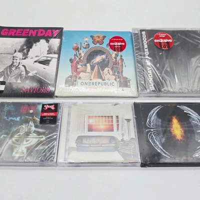 Lot Of 6 CDs Green Day Boys Like Girls One Republic Ghost Pearl Jam Wallows Read