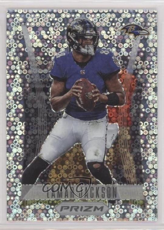 2022 Panini Prizm Prizm Flashback No Huddle Prizm Lamar Jackson #PF-5 00jz