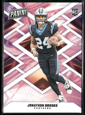 #ad 2024 Panini Black Friday Jonathon Brooks Rookie #RC16 $2.99