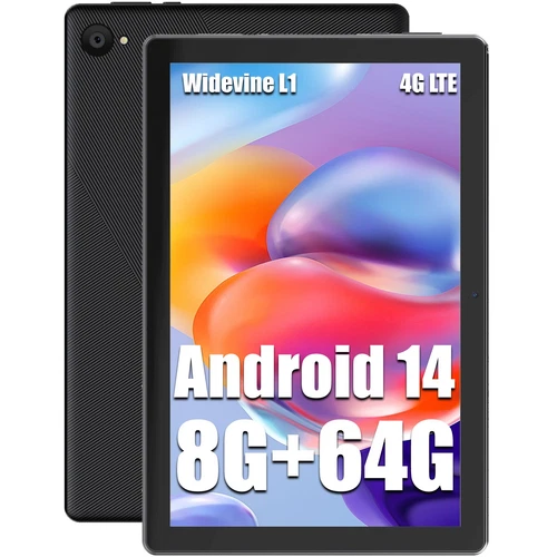 2025 Android 14 Tablet 64GB ROM (1TB TF) 10 inch WiFi 5000mah Dual Camera Black - Picture 13 of 18