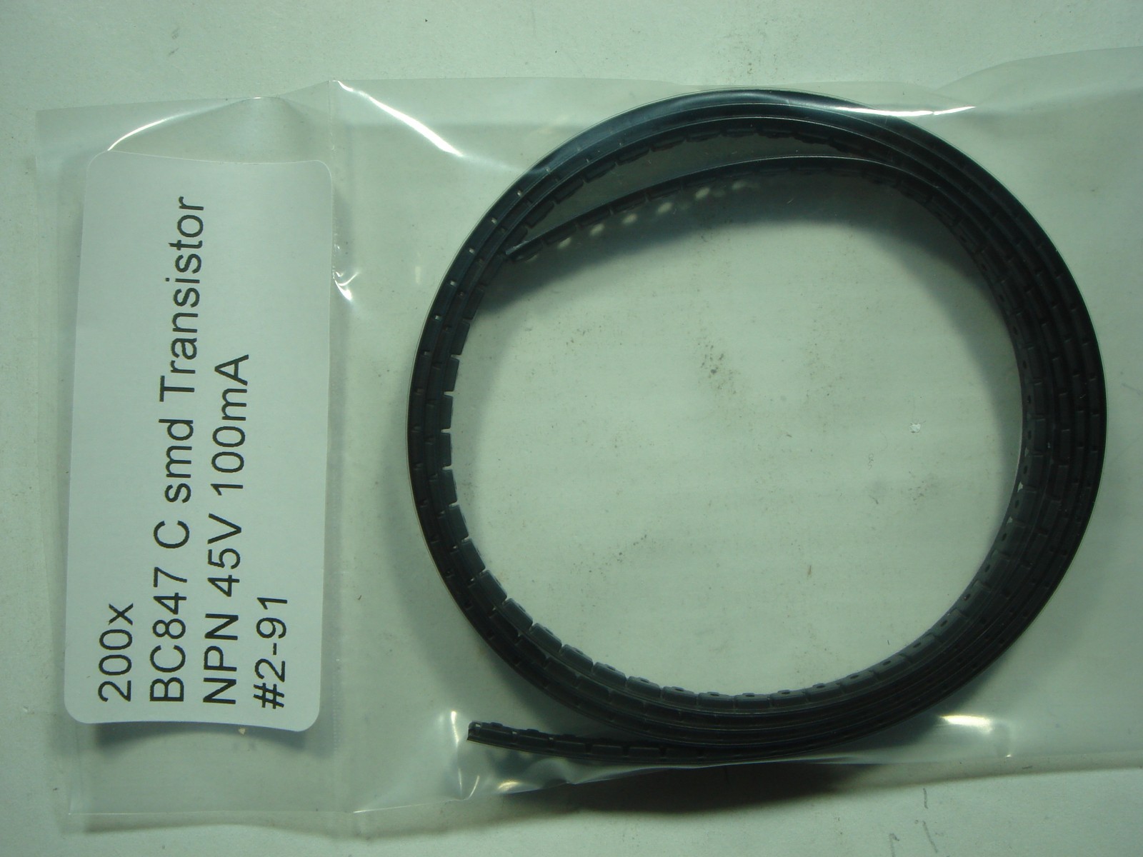 200x BC847 C Transistor NPN 45V 100mA smd #2-91#5k