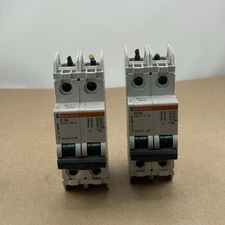 Lot Of 2 Merlin Gerin C1A Multi 9 C60 Breaker 24442  2 Pole 1 amp 240v #14